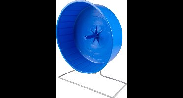 Duvoplus - Speelgoed Voor Dieren - Knaagdier - Looprad Plastiek L - Ø30cm Blauw - 1st