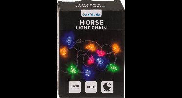 Lichtsnoer - paarden thema - 160 cm - op batterij - gekleurd- verlichting