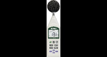 Extech 407780A - geluidsmeter - met usb -  display modes SPL, SPL MIN/MAX, SEL en Leq