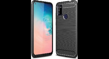 Just in Case hoesje geschikt voor Samsung Galaxy M51 - Rugged TPU - Zwart