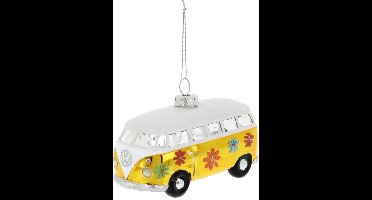 BRISA VW Collection - Volkswagen T1 Bulli Bus kerstversiering & decoratie van glas in geschenkdoos (schaal 1:40)