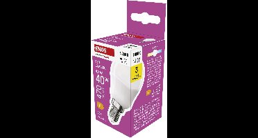 EMOS LED-lamp Classic Mini Globe / E14 / 4,2 W (40 W) / 470 lm / neutraal wit, ZQ1E23
