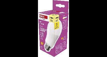 EMOS LED-lamp Classic A60 / E27 / 13 W (100 W) / 1521 lm / warmwit, ZQ5E61
