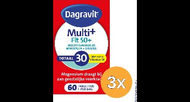 3x Dagravit Vitaal 50+ (60 tabletten)