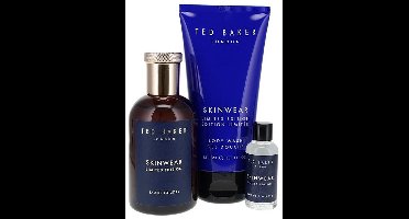 Ted Baker Skinwear Limited Edition Gift Set 100ml EDT + 15ml EDT + 150ml Body Wash