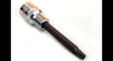 T45 zeskant dopsleutel 1/2 inch, 100 mm, S2-staal
