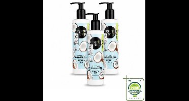 3 x Organic Shop - Daily Care Coconut & Shea Shower Gel - Hydratatie & Verzorging - 280 ml - Grootverpakking - Vaatwasstrips - Douchegel - Natuurlijke Douchegel - Hydraterende Douchegel - Biologische Douchegel - Tangerine Douchegel