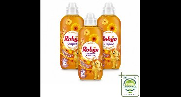 3 x Robijn – Wasverzachter – Passiebloem & Bergamot – 780 ml - Grootverpakking - Vaatwasstrips - Wasverzachter - Wasverzachter Passiebloem Bergamot - Wasverzachter Voor Katoen - Wasverzachter Voor Synthetisch - Wasverzachter Voor Blends