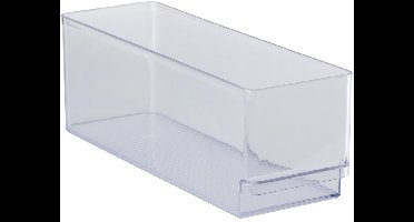 Alpina koelkast opbergbak transparant plastic 29.7x9.5x10cm keuken.