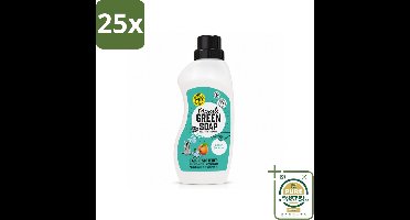 25 x Marcel's Green Soap - Wasverzachter - Perzik & Jasmijn - Zachte frisheid - 30 Wasbeurten - 750 ml - Wasstrips - Wasverzachter - Wasverzachter Perzik En Jasmijn - Wasverzachter Voor Kleding - Wasverzachter Frisheid - Wasverzachter Vegan