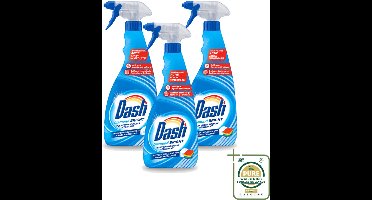 3 x Dash - Vlekverwijderaar - Vloeibaar - Krachtige Reiniging - 750 ml - Wasstrips - Vlekverwijderaar - Wasmiddel - Vlekken Verwijderen - Textiel Reinigen - Vlekken Op Kleding