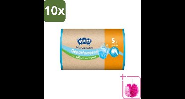 10 x Swirl – Pedaalemmerzakken – Geparfumeerd Ocean Fresh – 5 L – 45 zakken - Bulkverpakking - Pedaalemmerzak - Douchemop - Zeelucht