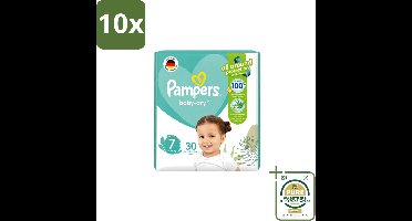 10 x Pampers – Luiers – Active Baby Dry Maat 7 – 30 Luiers - Wasstrips - Luiers Voor Baby - Droge Luiers - Comfortabele Luiers - Langdurige Droogheid - Huidbescherming