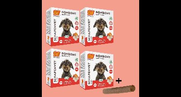 BF Petfood Schapenvet Bonbons Mini Zalm & Fricandel | Graanvrij, Omega 3 & 6