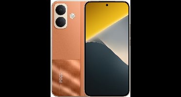 Xiaomi POCO X8 - 12GB RAM - 256GB - Orange - Enorme 8340mAh batterij met 67W HyperCharge - 6.83" 1,5K ultrahelder AMOLED-display - Gesegmenteerd patroonontwerp met robuuste afwerking