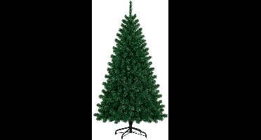 Arti Casa Kunstkerstboom 210 cm - Spar voor Kerst met Kerstboomstandaard - Kerstboom Kunststof - Kerstdecoratie voor Binnen - Groen