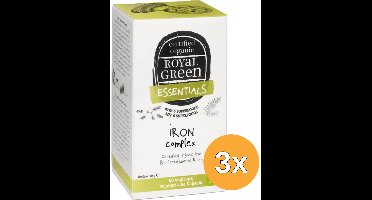3x Royal Green Iron complex (60 vega capsules)