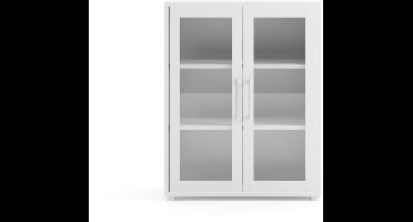 Giga Living Boekenkast Prima - Wit - 90x110x45cm