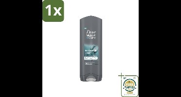 1 x Dove Men+Care Douchegel - Eucalyptus & Mint - 250 ml- Douchegel Mannen - Hydraterend Bodywash - Gezicht En Haar Verzorging - Eucalyptus En Munt - 3-in-1 Bodywash