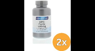 2x Nova Vitae Opc Forte 120 Mg 95% (100 vega capsules)