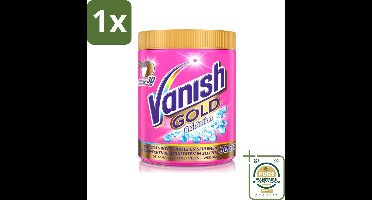 1 x Vanish Gold Oxi Action - Vlekkenverwijderaar Poeder - Gekleurde Was - 1050 Gram- Vlekkenverwijderaar - Vlekken Op Kleding - Rode Wijn Vlek - Rood Fruit Vlek - Thee Vlek