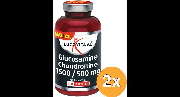 2x Lucovitaal Glucosamine Chondroïtine (360 tabletten)