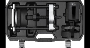 YATO Professionele Draagarmrubber Demontageset – 4-Delig – Voor Ford (Mondeo IV, S-Max, Galaxy) & Volvo (S60, S80, V70, XC60, XC70) – Koolstofstaal – Inclusief Koffer