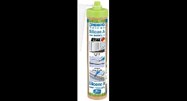 WEICON Green Tube Silicon A, 280 ml, zwart