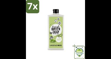 7 x Marcel's Green Soap - Afwasmiddel - Basilicum & Vetiver Gras - Plantaardig & duurzaam - 500 ml - Grootverpakking - Afwasmiddel - Plantaardige Zeep - Biologisch Afbreekbaar - Milieuvriendelijk - Basilicum