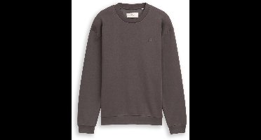 Tom Tailor Denim - Sweatshirt met logo-print - Maat M - Pavement Grey