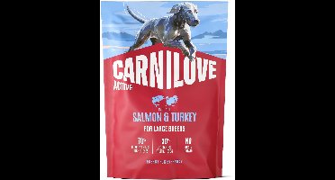 1,5 kg Carnilove active adult large breed salmon / turkey hondenvoer