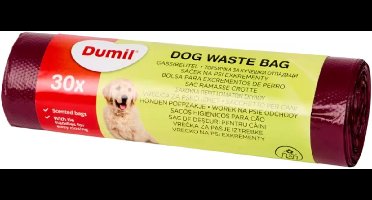 Dumil - Hondenpoep zakjes | Poepzakjes | Geparfumeerd hondenpoepzakjes met handvatten |