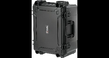 YATO YT-088991 Hermetische Koffer op Wielen – Waterdicht IP67 – 677 x 535 x 225 mm – Kunststof Transportkoffer met Plukschuim (PU) & Drukventiel – Schokbestendige Koffer