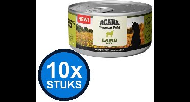 10x Acana - Premium Pate Cat Lamb - Kattenvoer Natvoer - 85 g
