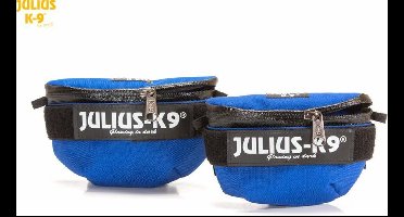 IDC® universele zijtassen blauw voor harnas maat baby1 tot maat mini.