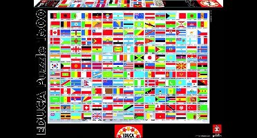 Educa - Vlaggen van de wereld - 1500 stukjes