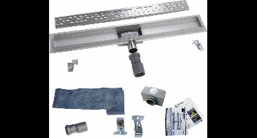 Wiesbaden Eco RVS Douchegoot - Met Flens - 50 cm - RVS