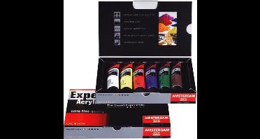Expert set 6 kleuren 20 ml tubes acrylverf