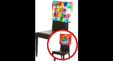 ESPA - Stoelhoes Happy Birthday 38 x 48 cm van plastic
