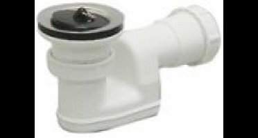 Plieger douchebaksifon 6/4 t.b.v. standaard douchebak 40mm klemaansluiting chroom 3402100SB03