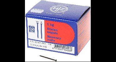 Hoenderdaal Draadnagel bombe kop staal geblauwd 2,0x40mm - 1 kg