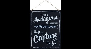 Ginger Ray - Tekstbord Use Instagram Hashtag
