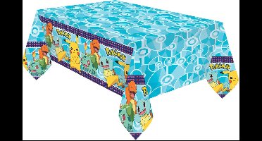 Pokemon tafelkleed - 120 x 180 cm - Thema feest - tafellaken - kinderfeestje/verjaardag - Verjaardagstafelkleed