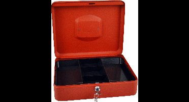 Geldkist Pavo 200 x 160 x 90 mm Rood