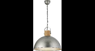 TRIO DELHI - Hanglamp - Nikkel antiek - excl. 1x E27 4,9 W - Plafondbevestiging - In hoogte verstelbaar