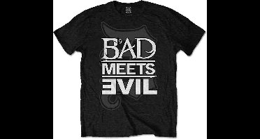 Bad Meets Evil - Logo Heren T-shirt - XXL - Zwart