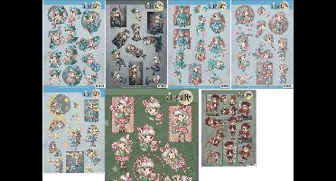 Yvonne Creations - Knipvellen - Lilly Luna - 5 stuks