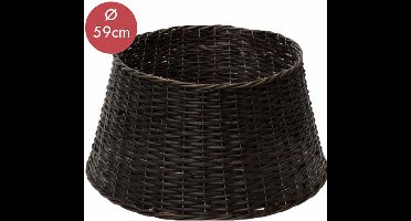 Mand voor kerstboompoot -Bruin -Kerstdecoratie
