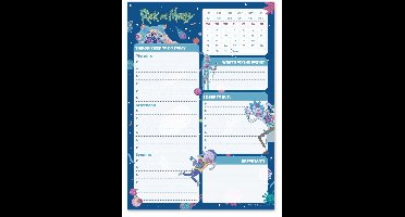 Grupo Erik Familieplanner Rick & Morty A5 Papier 54 Vellen