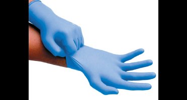 CMT - 100 Stuks - Latex - XL - Extra Large - Blauwe - Ongepoederd - Poedervrij - Wegwerp Handschoenen - Wegwerphandschoenen